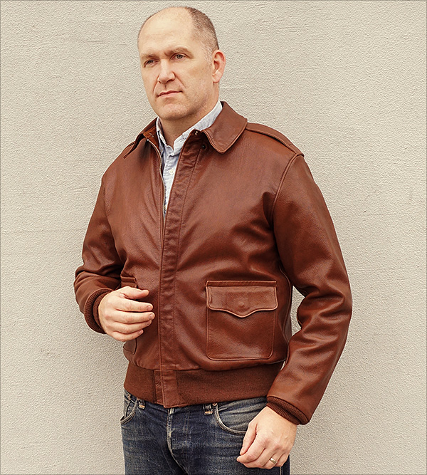 Rough Wear 18091 Type A-2 Flight Jacket by Good Wear Leather