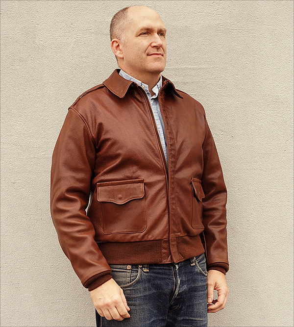 Rough Wear 18091 Type A-2 Flight Jacket by Good Wear Leather