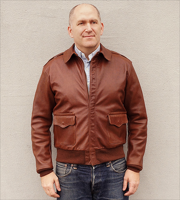 Rough Wear 18091 Type A-2 Flight Jacket by Good Wear Leather