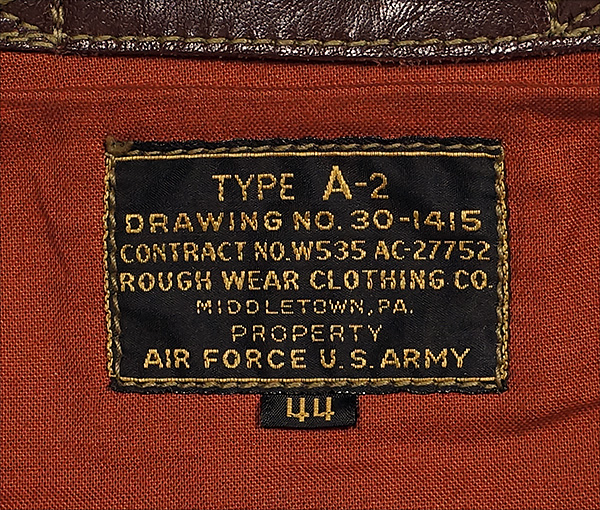 Rough Wear Combat Clone 27752 Type A-2 Flight Jacket by Good Wear Leather