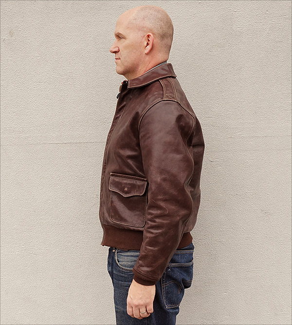 Rough Wear Combat Clone 27752 Type A-2 Flight Jacket by Good Wear Leather