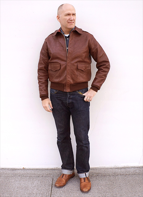 Good Wear Rough Wear 18091 Type A-2 Jacket Goatskin