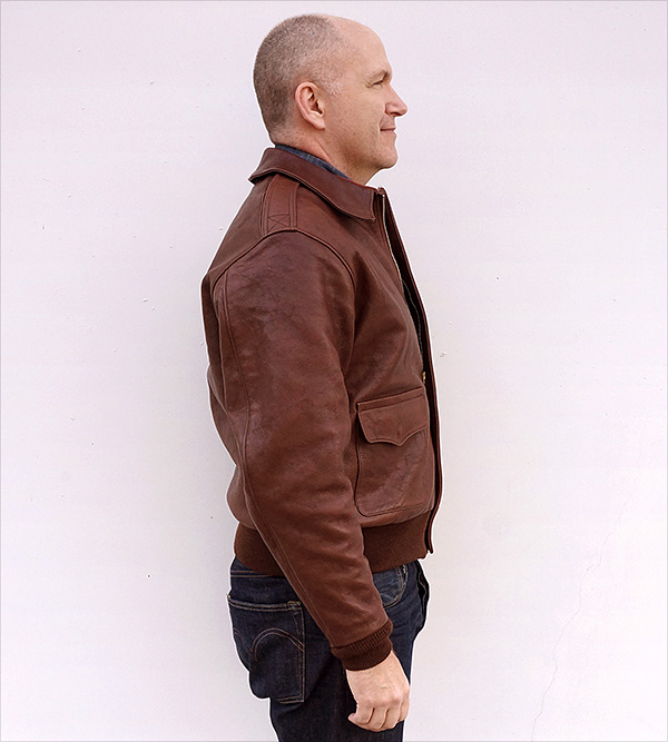 Good Wear Rough Wear 18091 Type A-2 Jacket Goatskin