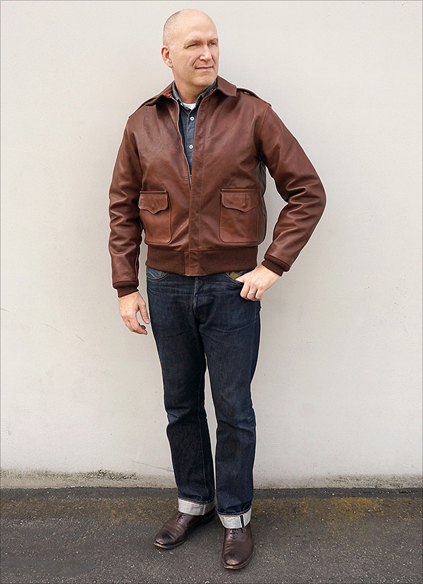 Good Wear Rough Wear 42-1401-P Type A-2 Flight Jacket Horsehide