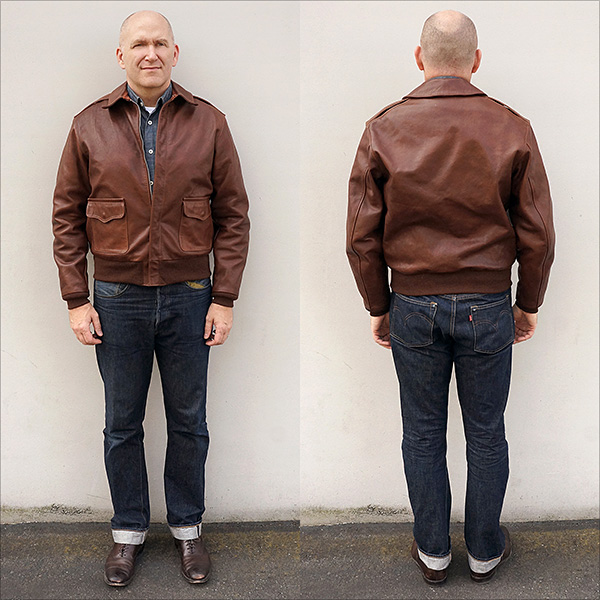 Good Wear Rough Wear 42-1401-P Type A-2 Flight Jacket Horsehide