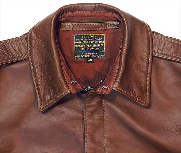 Good Wear Rough Wear 23380 A-2 Flight Jacket in Shinki Horsehide