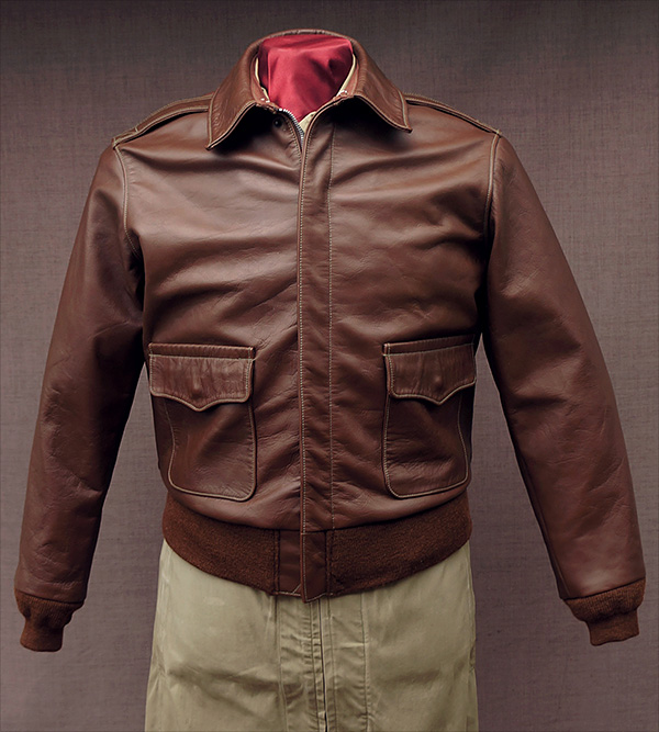 Good Wear Rough Wear 23380 A-2 Flight Jacket in Shinki Horsehide