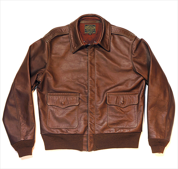 Good Wear Rough Wear 23380 A-2 Flight Jacket in Shinki Horsehide