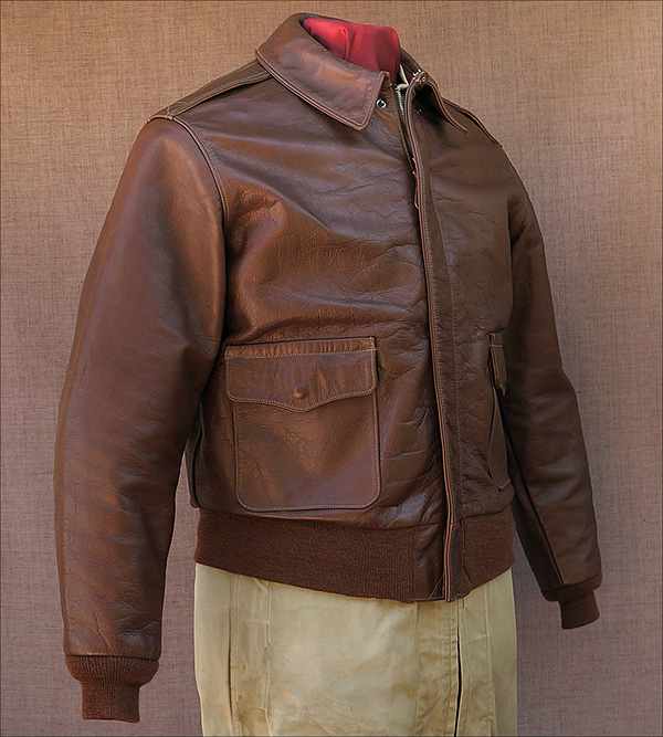 Good Wear Rough Wear 23380 A-2 Flight Jacket in Shinki Horsehide