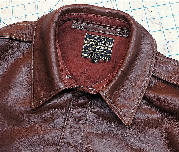 Good Wear Rough Wear 23380 A-2 Flight Jacket in Shinki Horsehide