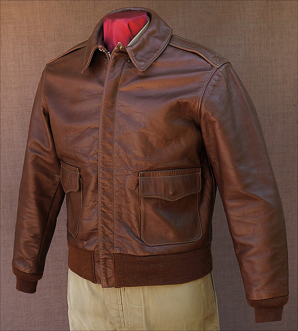 Good Wear Rough Wear 23380 A-2 Flight Jacket in Shinki Horsehide