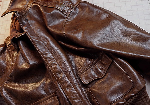 Good Wear Rough Wear 23380 Cowhide A-2 Flight Jacket