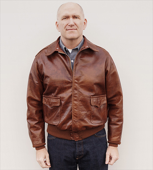 Good Wear Rough Wear 23380 Cowhide A-2 Flight Jacket