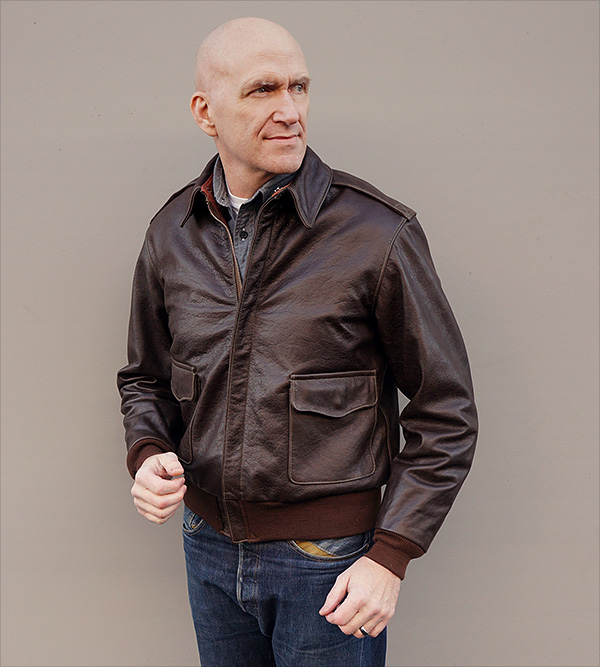 Rough Wear W535-AC-27752 Type A-2 Army Air Force Horsehide Flight Jacket