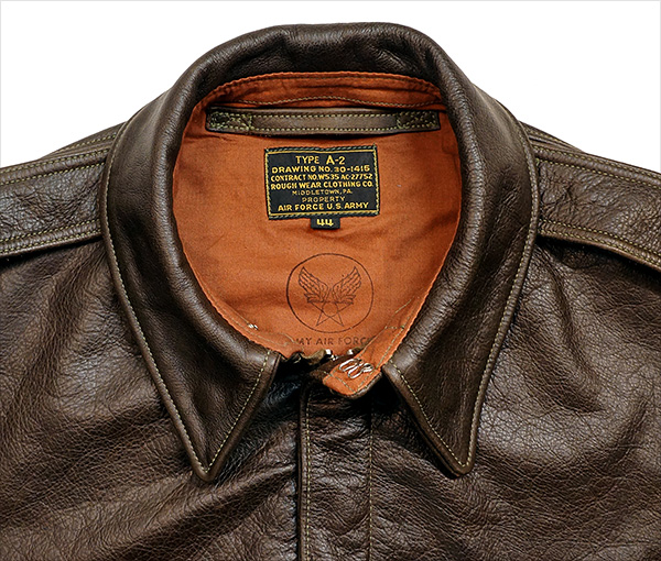 Rough Wear W535-AC-27752 Type A-2 Army Air Force Horsehide Flight Jacket