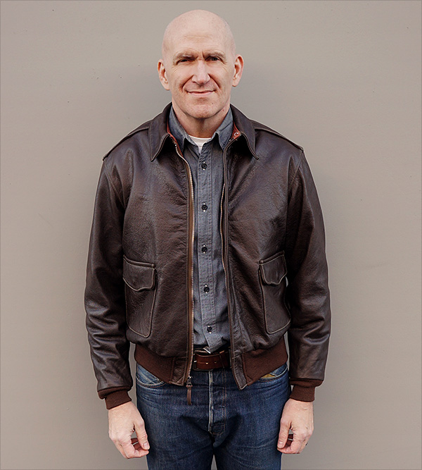 Rough Wear W535-AC-27752 Type A-2 Army Air Force Horsehide Flight Jacket