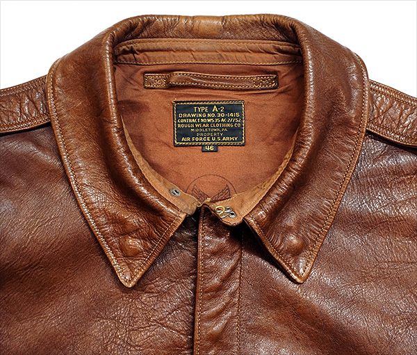 Rough Wear W535-AC-27752 Type A-2 Army Air Force Horsehide Flight Jacket