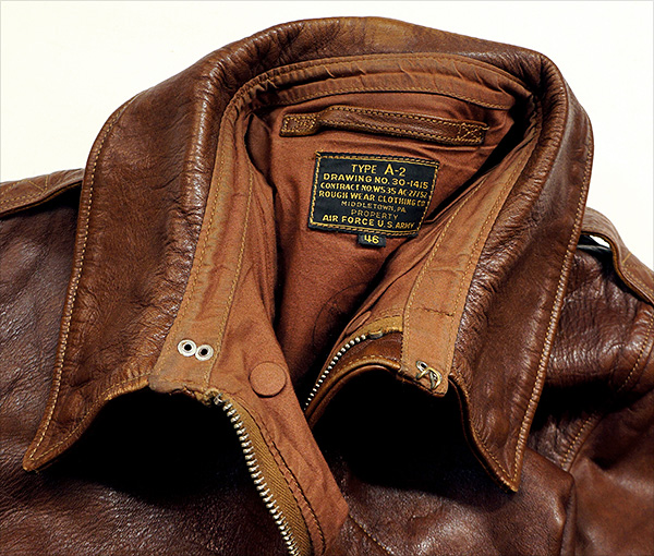 Rough Wear W535-AC-27752 Type A-2 Army Air Force Horsehide Flight Jacket