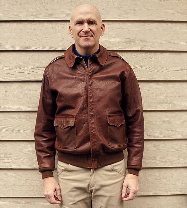 Rough Wear W535-AC-27752 Type A-2 Army Air Force Horsehide Flight Jacket