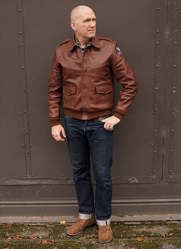 Good Wear I. Chapman & Sons Type A-2 Flight Jacket Horsehide