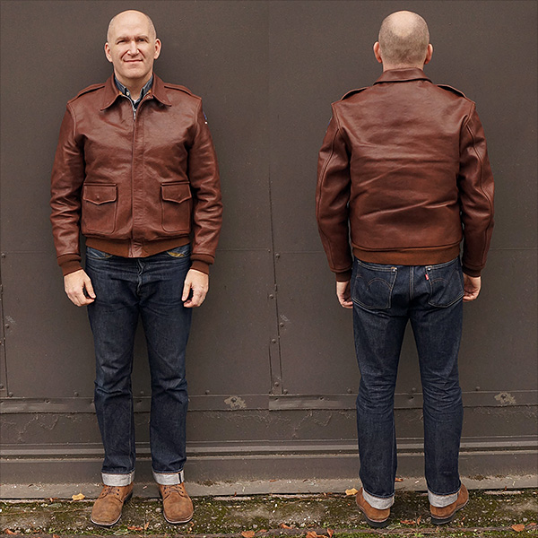 Good Wear I. Chapman & Sons Type A-2 Flight Jacket Horsehide