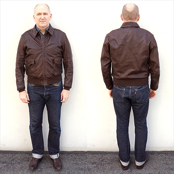 Good Wear Star Sportswear Type A-2 Horsehide Flight Jacket