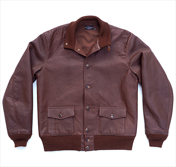 Good Wear Type A-1 Flight Jacket in Russet Capeskin