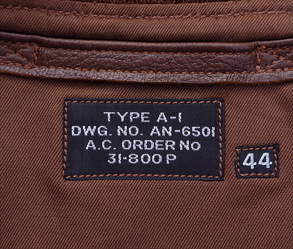 Good Wear Type A-1 Flight Jacket in Russet Capeskin