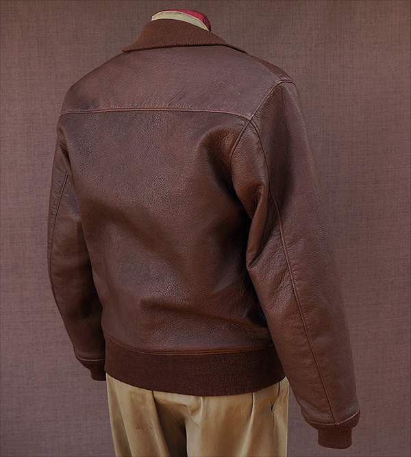 Good Wear Type A-1 Flight Jacket in Russet Capeskin