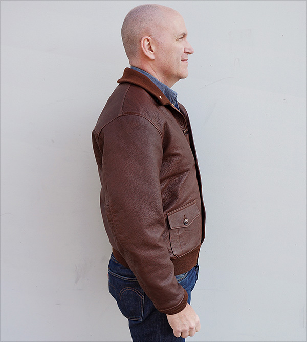 Good Wear Type A-1 Flight Jacket in Russet Capeskin