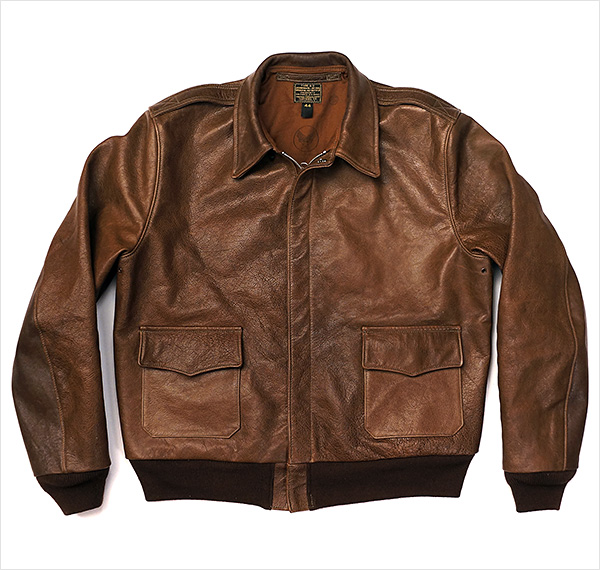 Good Wear Leather United Sheeplined Type A-2 Jacket Horsehide