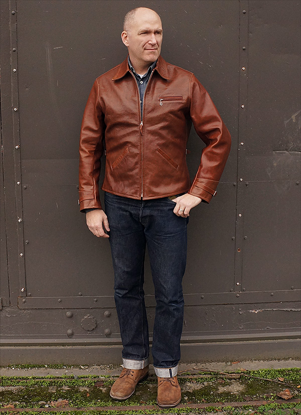 Good Wear Ventura Half-Belt Jacket Horsehide