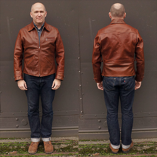 Good Wear Ventura Half-Belt Jacket Horsehide