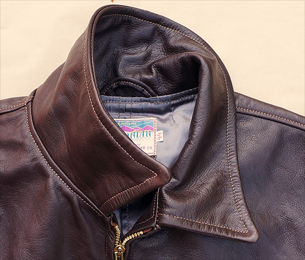 Good Wear Californian Ventura Steerhide Leather Half-Belt Jacket