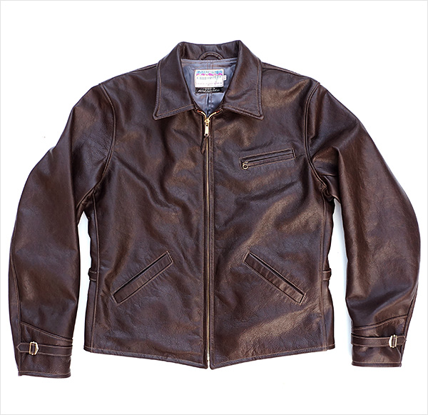 Good Wear Californian Ventura Steerhide Leather Half-Belt Jacket