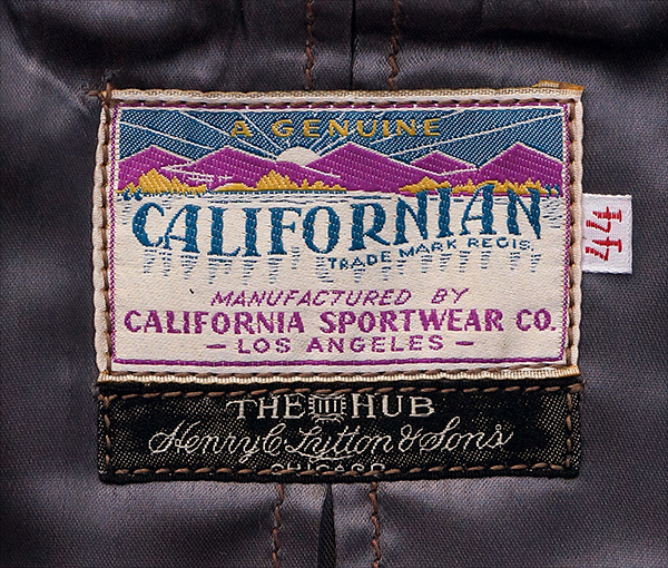 Good Wear Californian Ventura Steerhide Leather Half-Belt Jacket