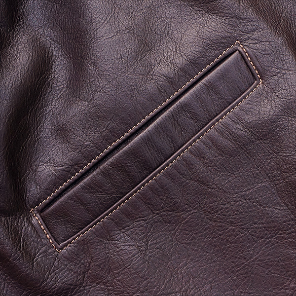 Good Wear Californian Ventura Steerhide Leather Half-Belt Jacket