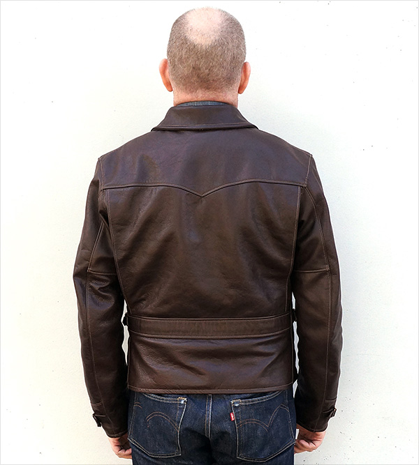 Good Wear Californian Ventura Steerhide Leather Half-Belt Jacket