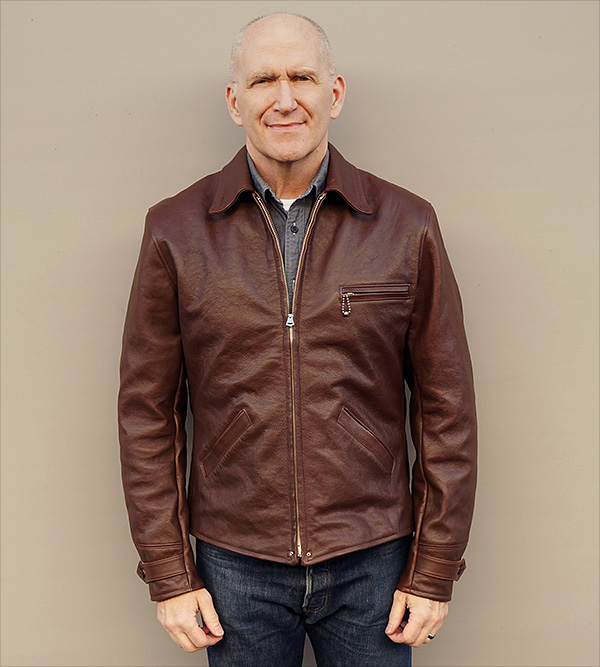 Good Wear Californian Ventura Horsehide Half-Belt 1930s Jacket