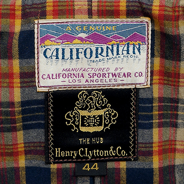 Good Wear Californian Ventura Horsehide Half-Belt 1930s Jacket