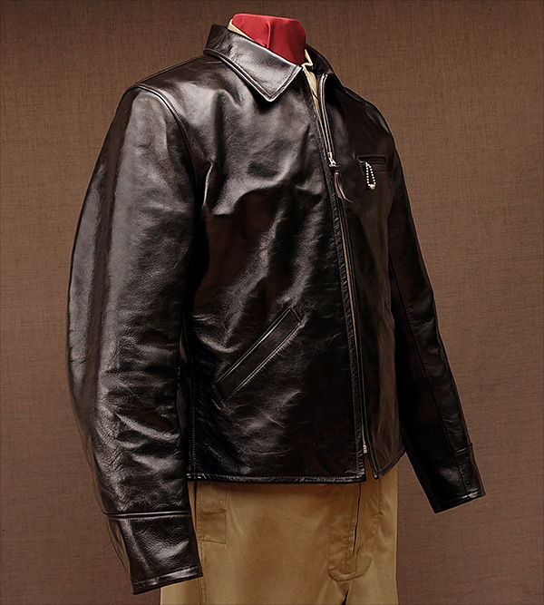 Good Wear Ventura by Himel Bros. Shinki Horsehide Half Belt Leather Jacket