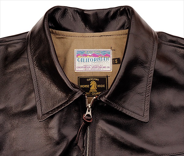 Good Wear Ventura by Himel Bros. Shinki Horsehide Half Belt Leather Jacket