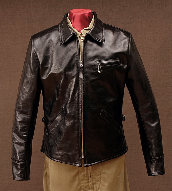 Good Wear Ventura by Himel Bros. Shinki Horsehide Half Belt Leather Jacket