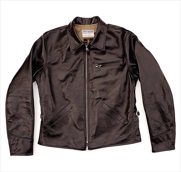 Good Wear Ventura by Himel Bros. Shinki Horsehide Half Belt Leather Jacket