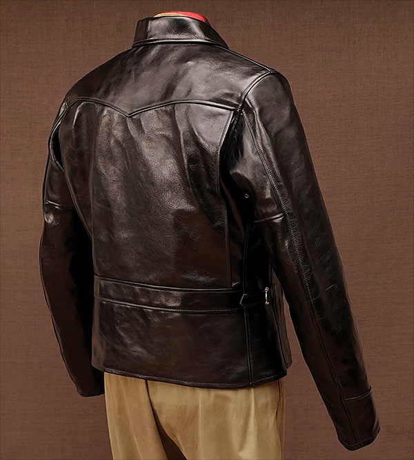 Good Wear Ventura by Himel Bros. Shinki Horsehide Half Belt Leather Jacket