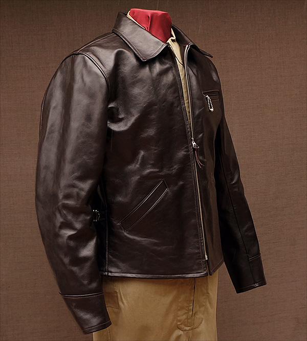 Good Wear Ventura by Himel Bros. Shinki Horsehide Half Belt Leather Jacket