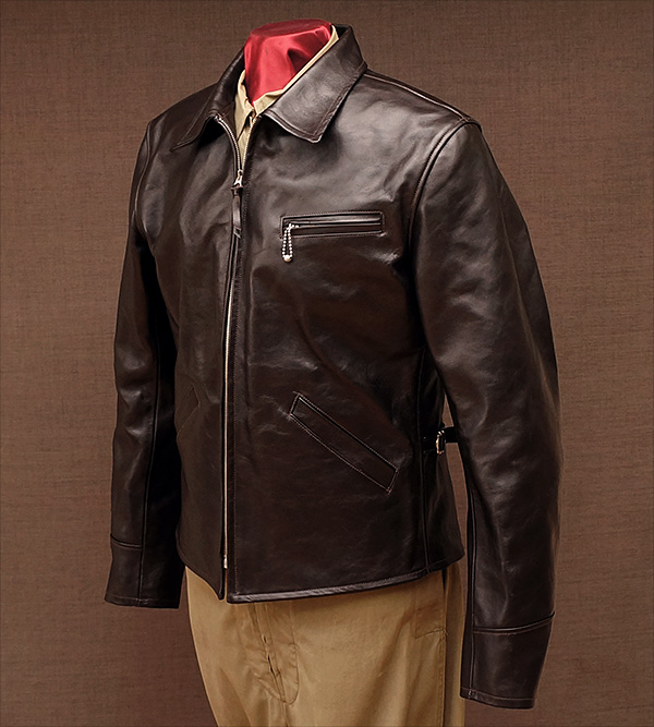 Good Wear Ventura by Himel Bros. Shinki Horsehide Half Belt Leather Jacket