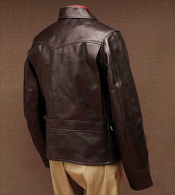 Good Wear Ventura by Himel Bros. Shinki Horsehide Half Belt Leather Jacket