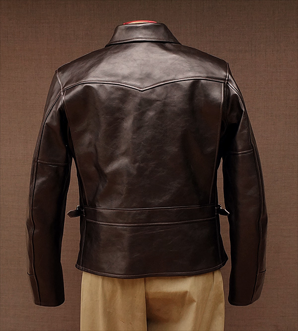 Good Wear Ventura by Himel Bros. Shinki Horsehide Half Belt Leather Jacket