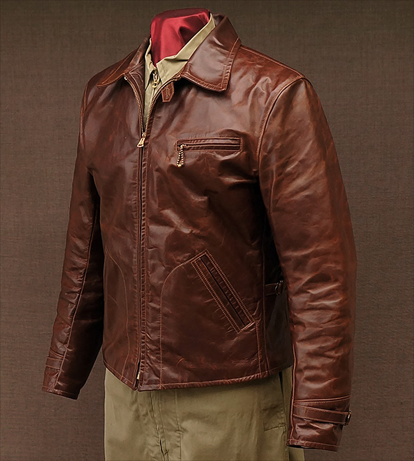 Good Wear Ventura Horween Horsehide Half Belt Leather Jacket